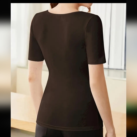 3/$30 Brown Women's T-shirt - Picture 2 of 8